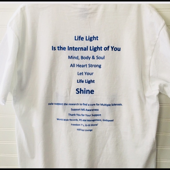 🧡 Multiple Sclerosis Awareness White Shirt 🙏 - Picture 2 of 4